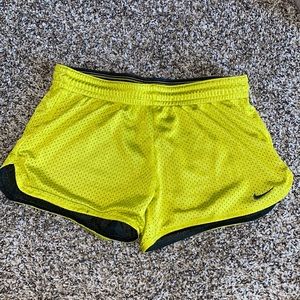 Neon green/yellow Nike Shorts
